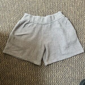 3/$25 🤍 Abercrombie & Fitch Soft A&F Sweater Shorts Gray Size M